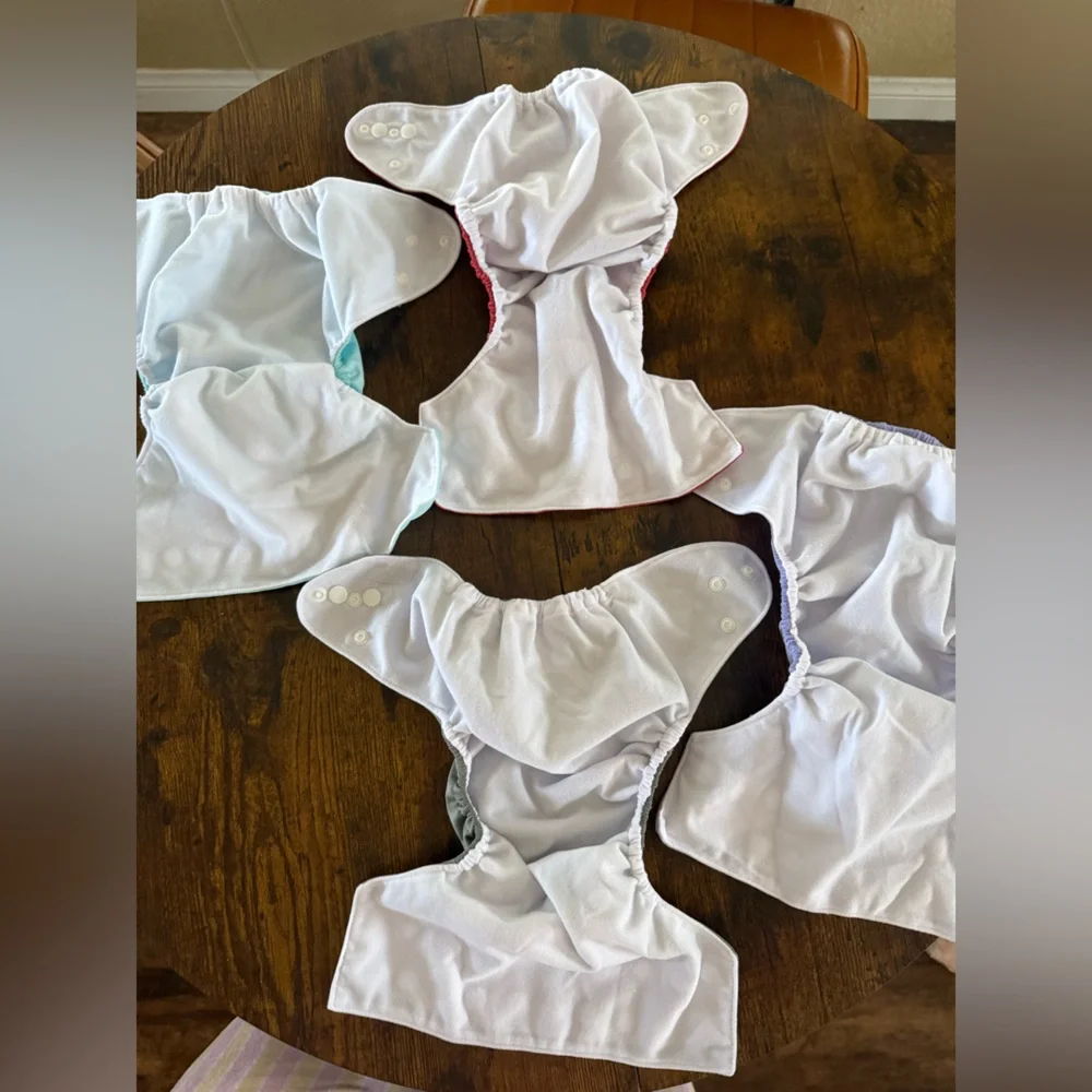 NWOT Colorful Kids Cloth Diaper Set